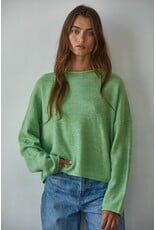 By Together Maggie Rolled Round Neck Sweater