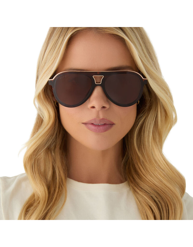 DIFF Tosca III Aviator Sunglasses
