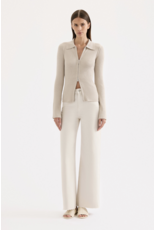 Nude Lucy Betina Zip Front Knit Cardigan Top