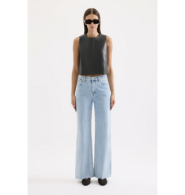 Nude Lucy Beaumont Vegan Leather Top