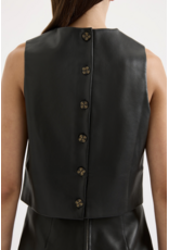 Nude Lucy Beaumont Vegan Leather Top