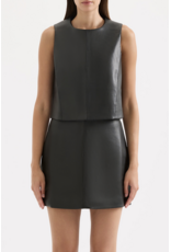 Nude Lucy Beaumont Vegan Leather Top