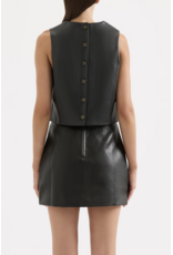 Nude Lucy Beaumont Vegan Leather Top