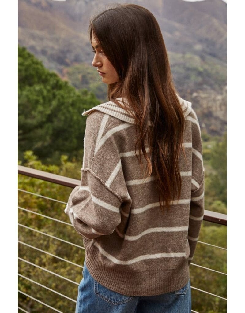 By Together Rae Collared Sweater