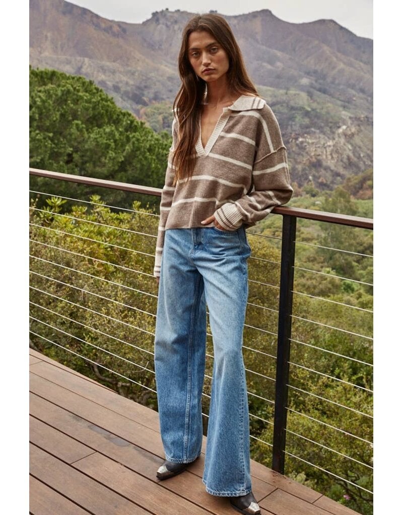 By Together Rae Collared Sweater