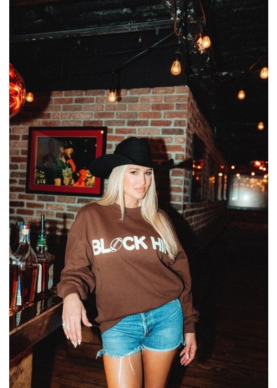 Block Him Football Sweatshirt