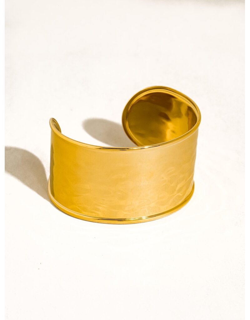 Flanerie Calric 18K Gold Non-Tarnish Cuff Bracelet