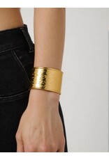Flanerie Calric 18K Gold Non-Tarnish Cuff Bracelet