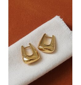 Flanerie Cadance 18K Gold Non-Tarnish Earrings