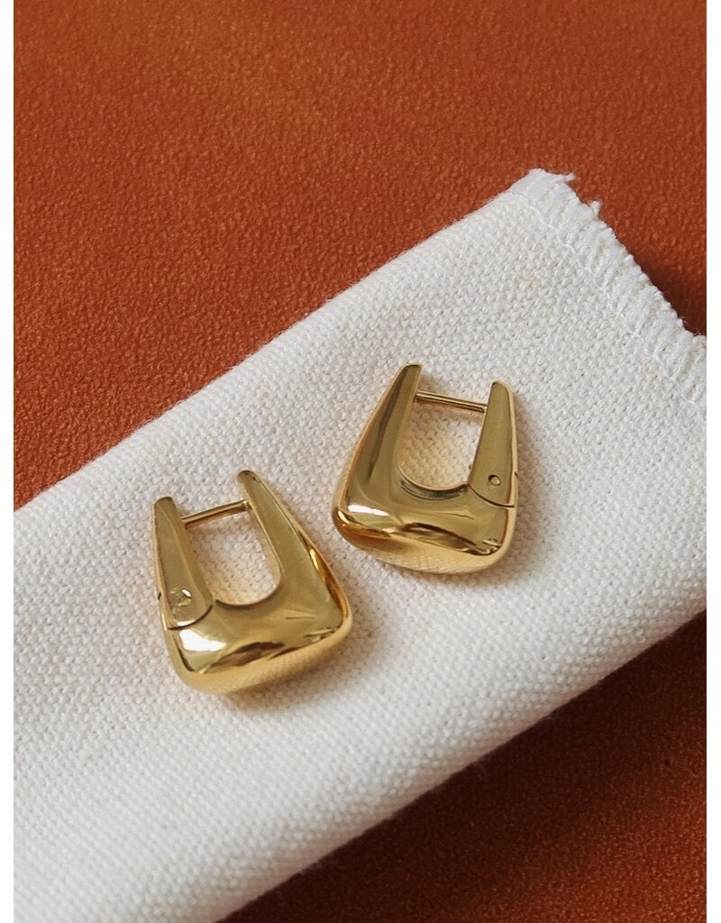 Flanerie Cadance 18K Gold Non-Tarnish Earrings