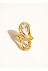 Flanerie Monarque 18K Gold Non-Tarnish Ring