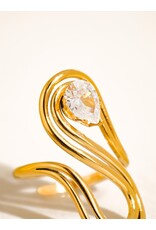 Flanerie Monarque 18K Gold Non-Tarnish Ring