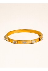 Flanerie Tanith 18K Gold Non-Tarnish Baguette Bracelet *2 colors*