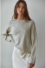 By Together Maggie Rolled Round Neck Sweater