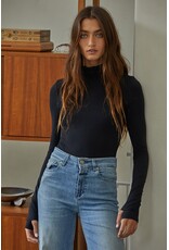 By Together Seamless Turtleneck Long Sleeve Bodysuit