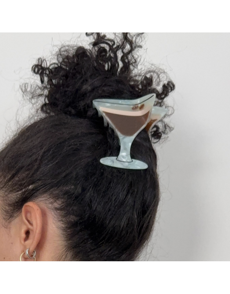 Large Espresso Martini Hair Claw