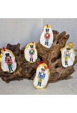 Nutcracker Oyster Shell Ornament