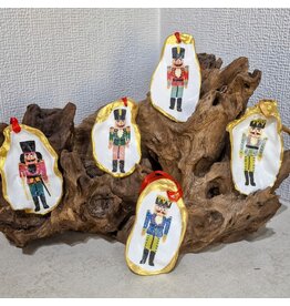 Nutcracker Oyster Shell Ornament