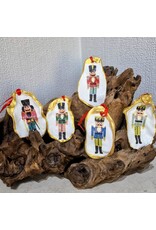 Nutcracker Oyster Shell Ornament