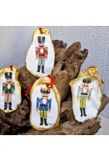 Nutcracker Oyster Shell Ornament