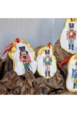 Nutcracker Oyster Shell Ornament