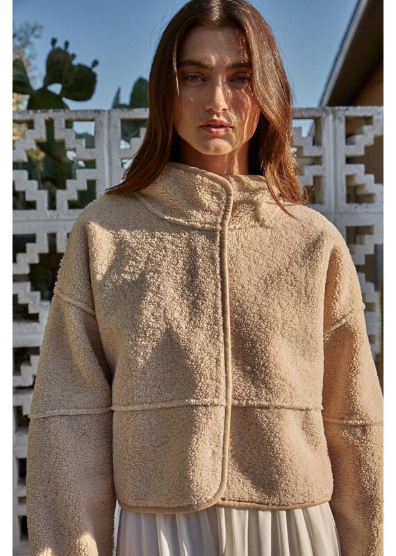 By Together Wilma Sherpa Bomber Jacket