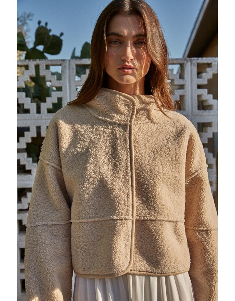 By Together Wilma Sherpa Bomber Jacket