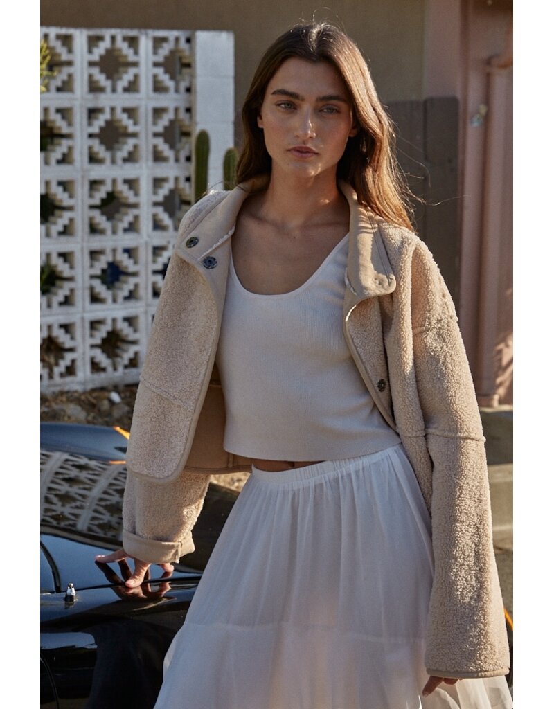 By Together Wilma Sherpa Bomber Jacket