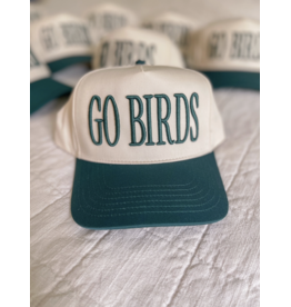 GO BIRDS 3D Puff Embroidery Trucker