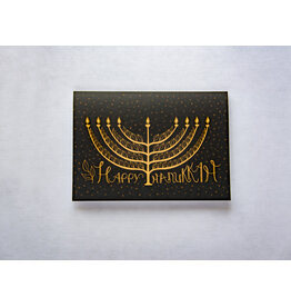 Normandie Illustration Happy Hanukkah Blank Card