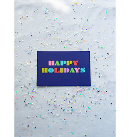 Normandie Illustration Happy Holidays Blank Card