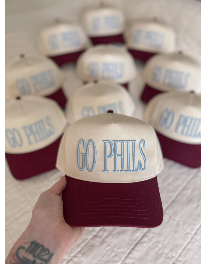 GO PHILS 3D Puff Embroidery Trucker