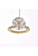 Kurt S. Adler Shiny Diamond Ring Ornament