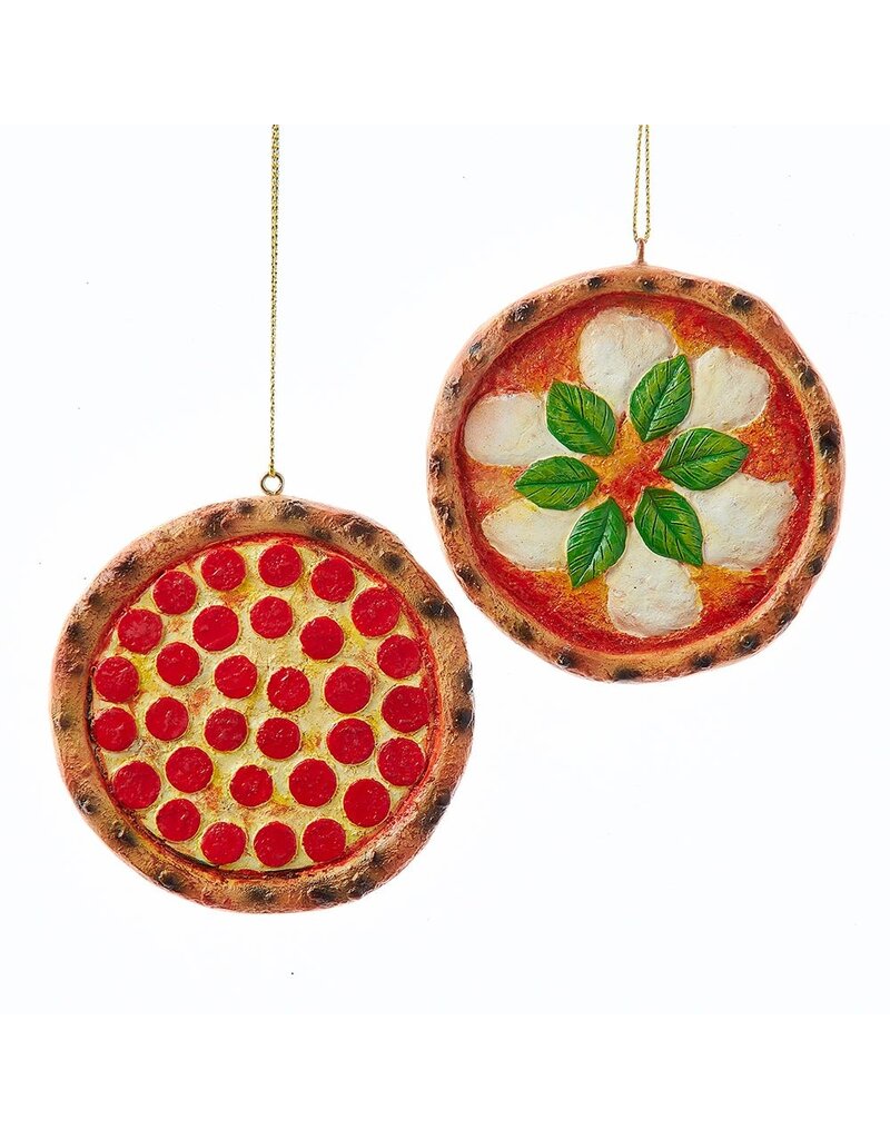 Kurt S. Adler Ceramic Pizza Ornament *2 types*