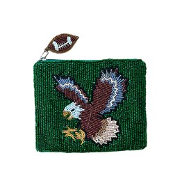 Philadelphia Eagles Oversized Beaded Pouch