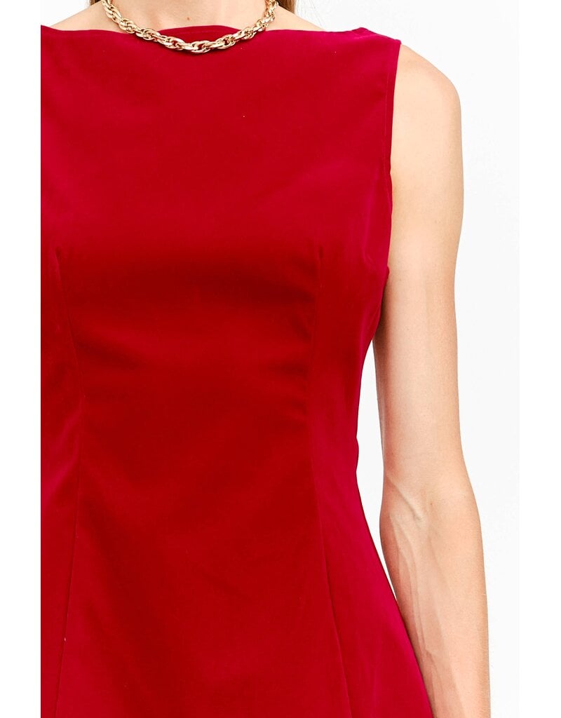 Sofie the Label Carmine Velvet Dress
