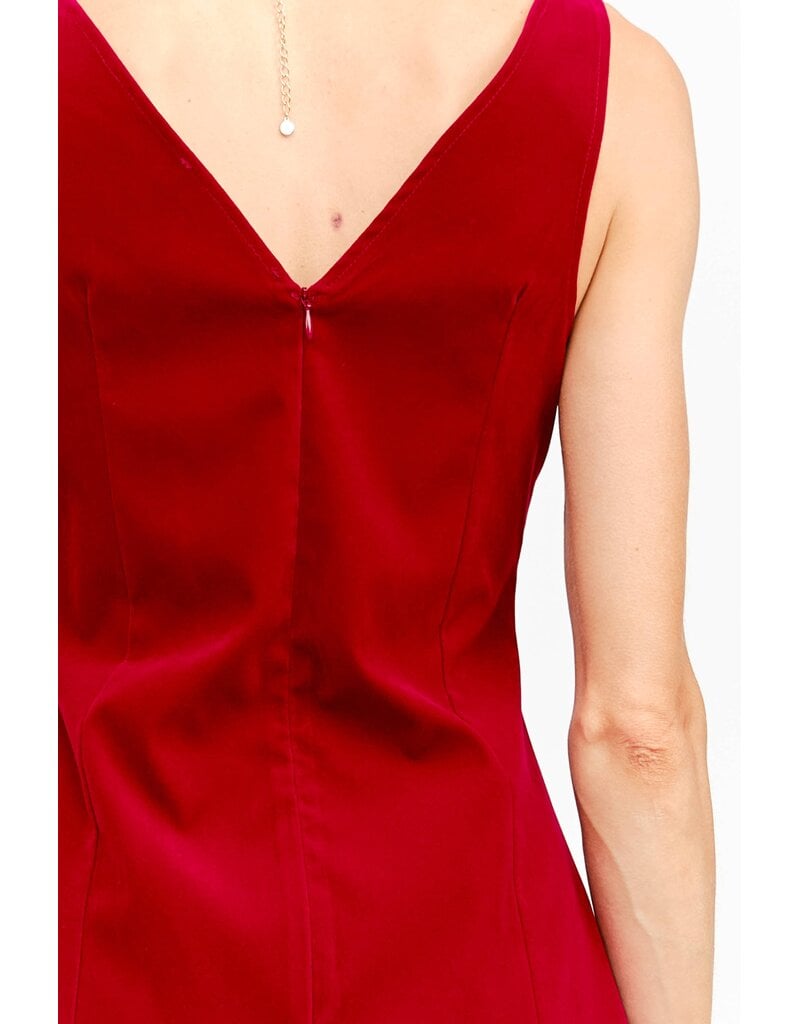 Sofie the Label Carmine Velvet Dress