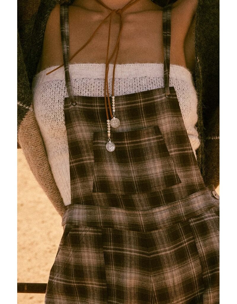 Penelope Flannel Wide Leg Jumpsuit