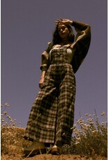Penelope Flannel Wide Leg Jumpsuit
