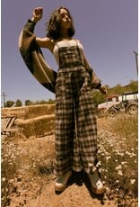 Penelope Flannel Wide Leg Jumpsuit