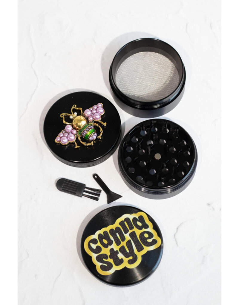 Canna Style Jeweled Beetle Grinder