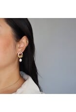 Jessa Jewelry Pearl Halo Bow Earrings