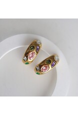 Jessa Jewelry Mosaic Hoops