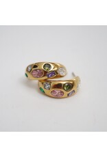 Jessa Jewelry Mosaic Hoops