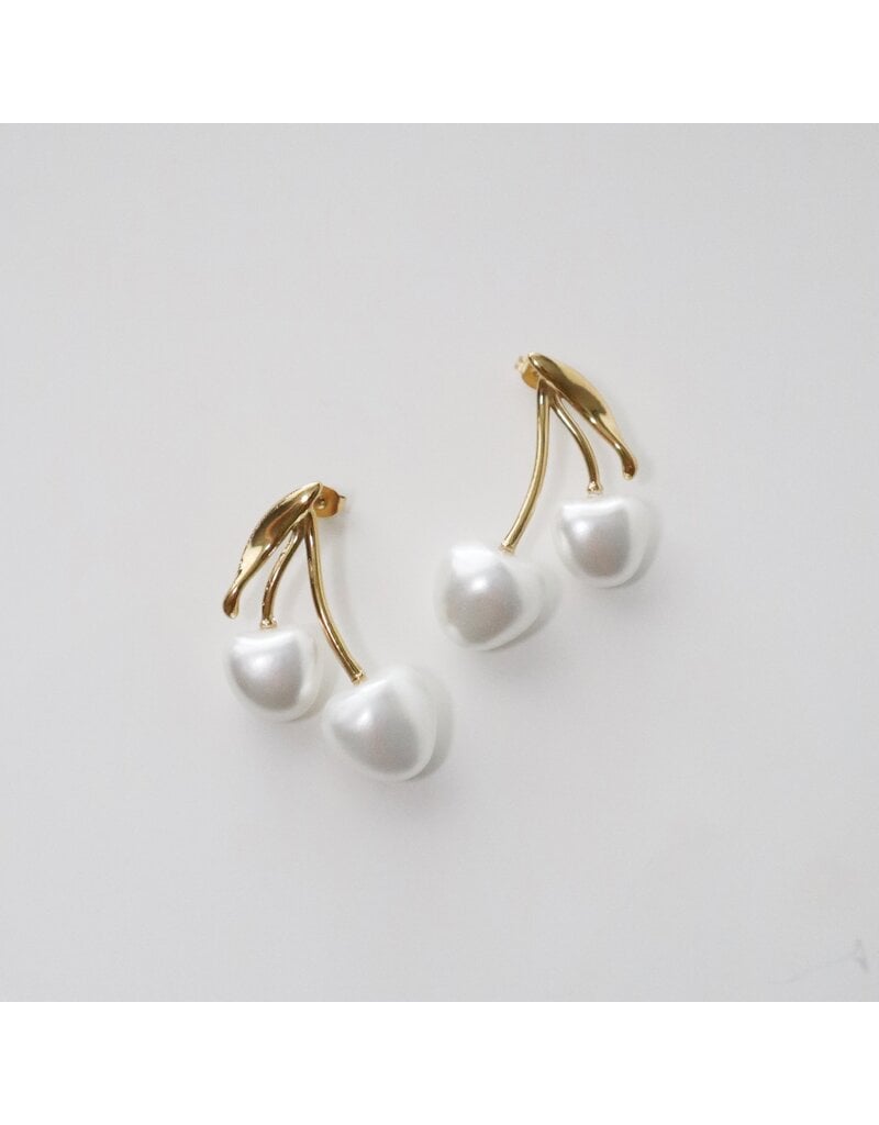 Jessa Jewelry Cherry Pearl Earrings