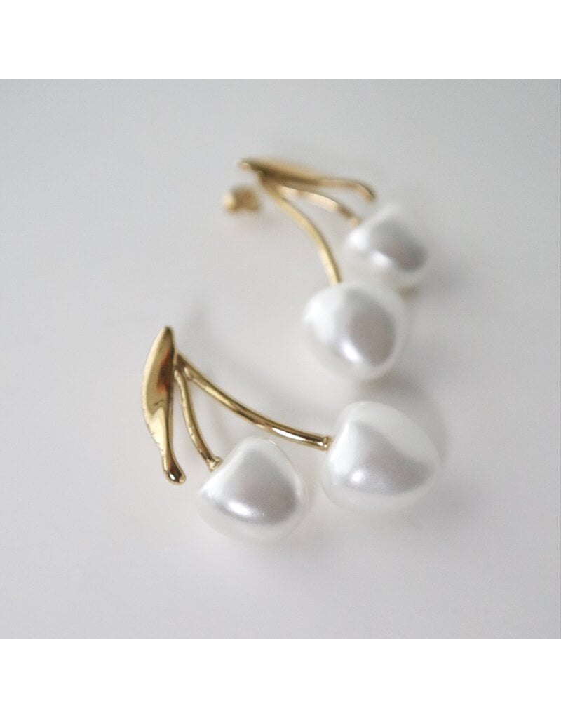 Jessa Jewelry Cherry Pearl Earrings