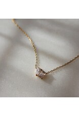 Jessa Jewelry Dainty Toi Et Moi Necklace