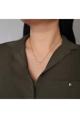 Jessa Jewelry Dainty Toi Et Moi Necklace