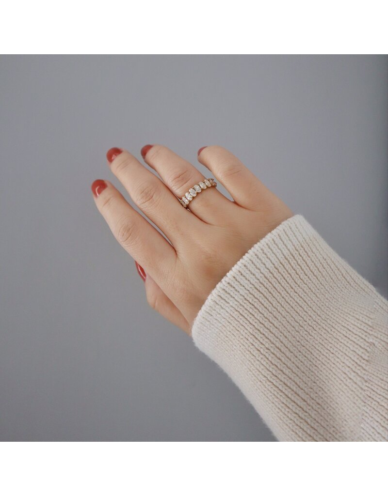 Jessa Jewelry Oval Eternity Ring