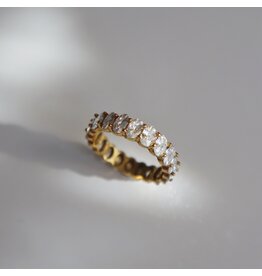 Jessa Jewelry Oval Eternity Ring